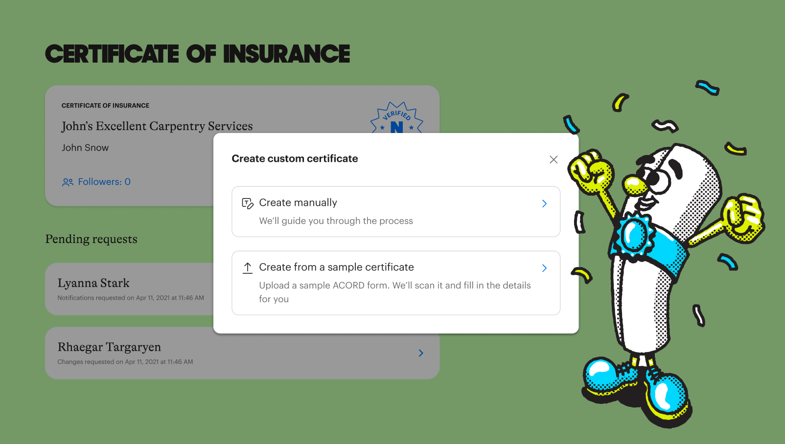 Introducing the COI Analyzer: Generate instant, custom-made certificates of insurance