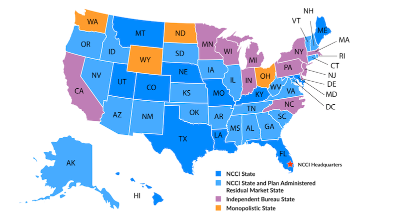 Source: NCCI State Map